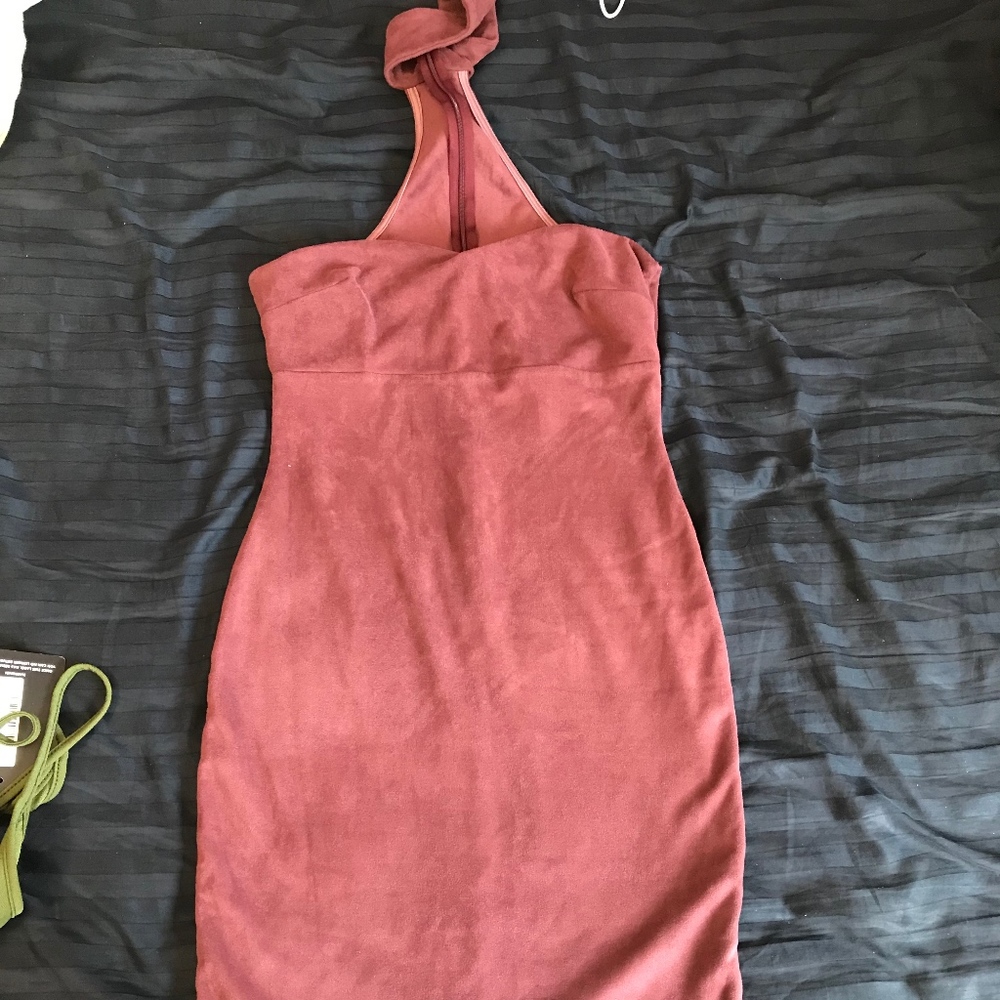Burgundy  dress